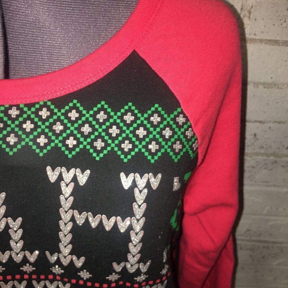 Holiday Bah Hum Bug Christmas Sweatshirt Large - Picture 3 of 6